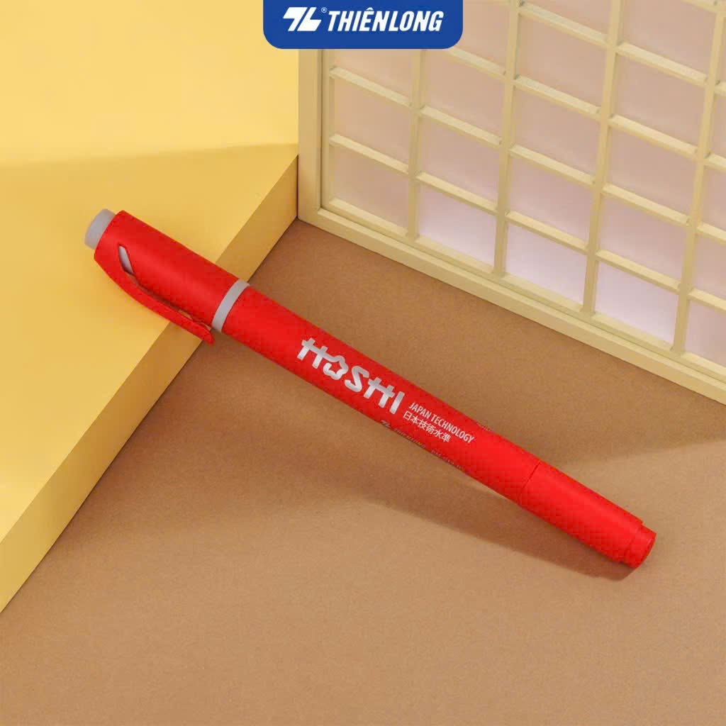Bút lông dầu hoshi đỏ Thiên Long PM-019/HS