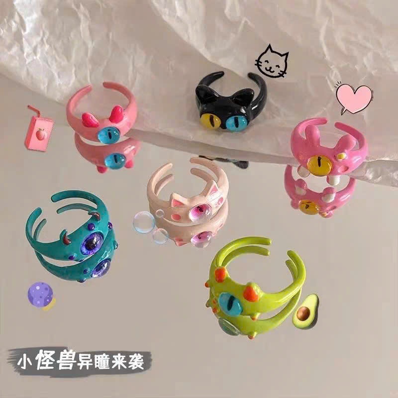 nhẫn Monster mắt to dễ thương
