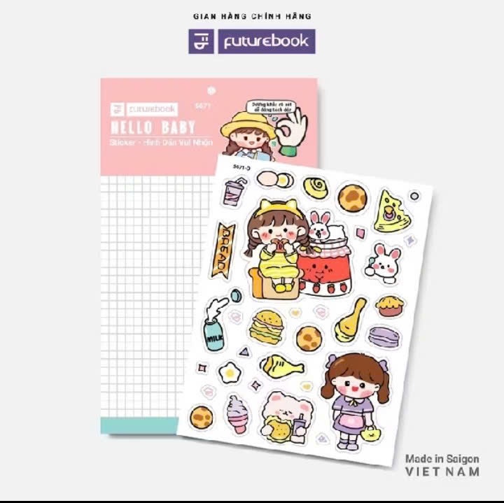 S671 - Sticker Hello Baby ( S67)