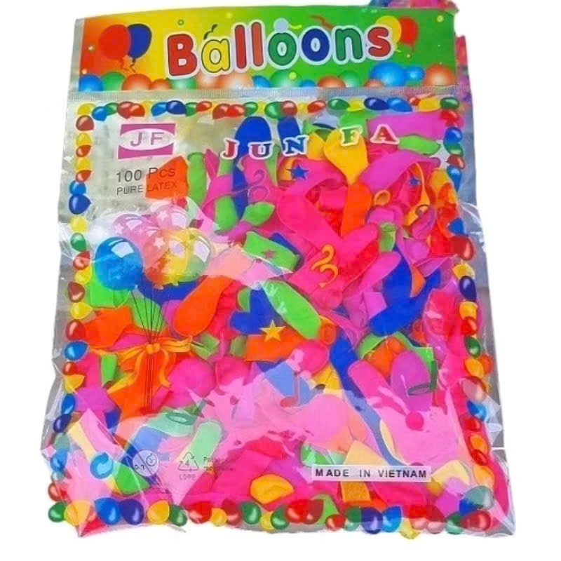 set bong bóng mini nhiều màu