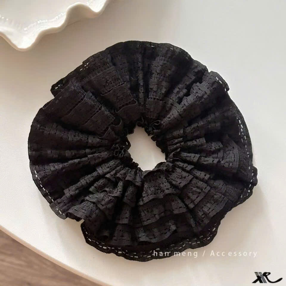 scrunchies ren xếp ly