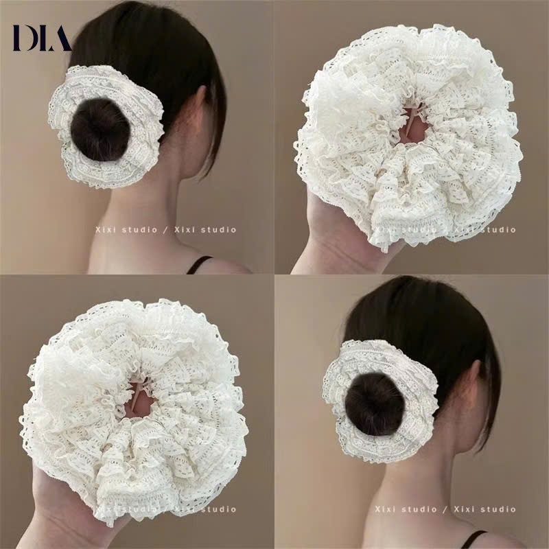 scrunchies ren xếp ly