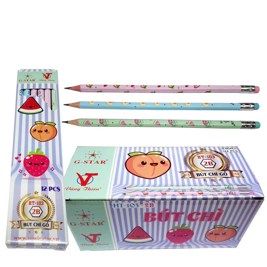 Bút chì gỗ 2B gstar HT103 40/12