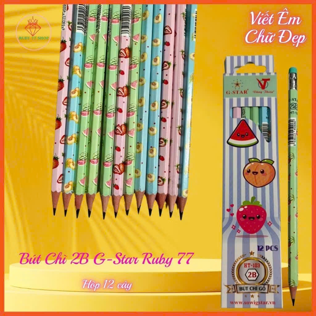 Bút chì gỗ 2B gstar HT103 40/12