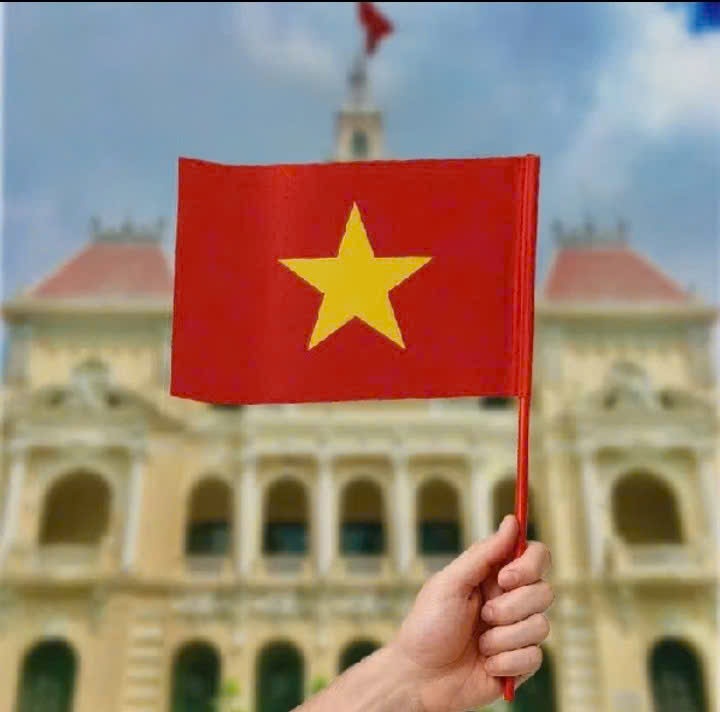 Cờ tổ quốc cầm tay