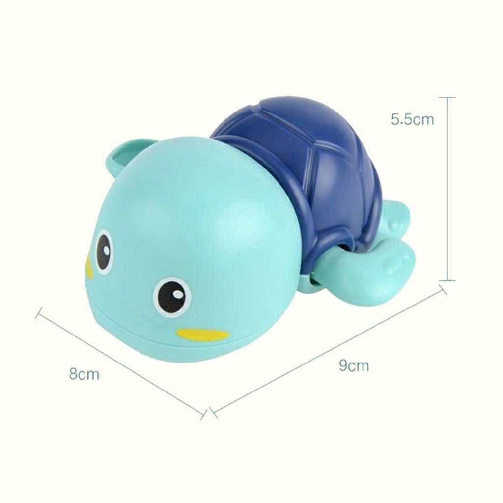 rùa mini bơi trong nước