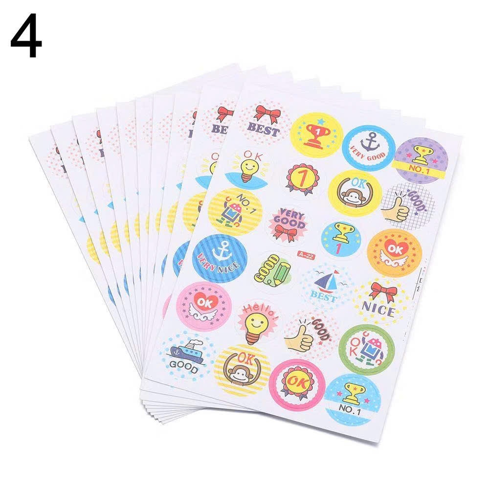 set 10 tấm sctiker khen thưởng ( 240 miếng )