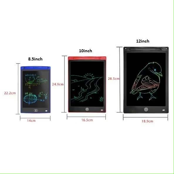 Bảng LCD tự xóa đa sắc 8.5inch