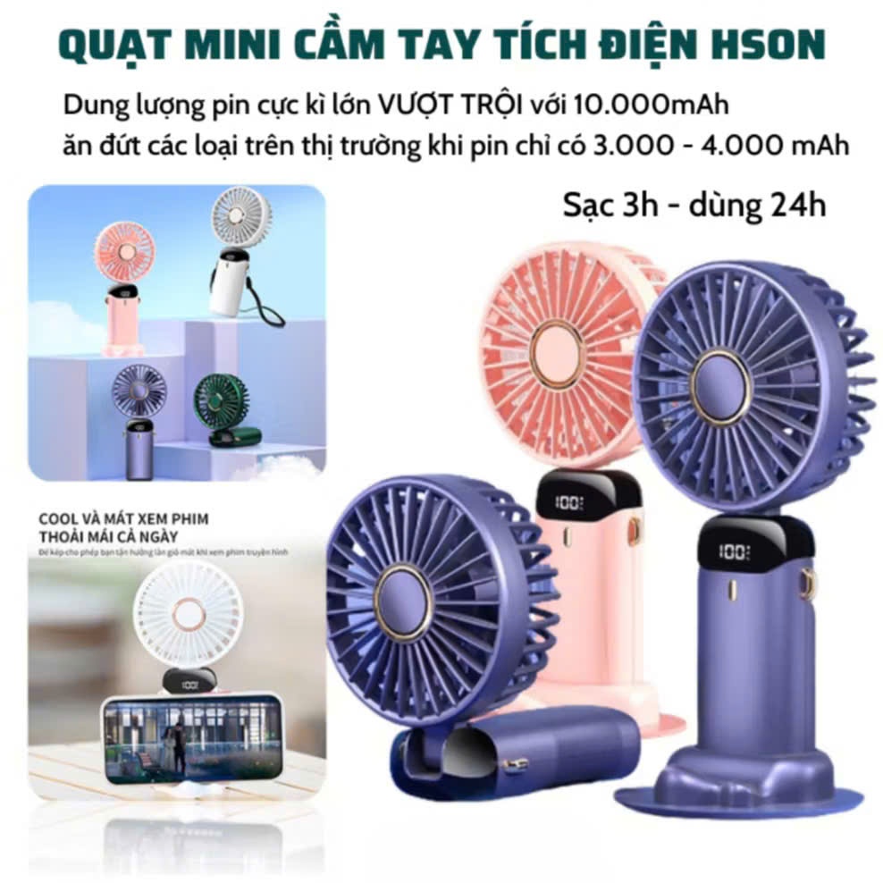 Quạt cầm tay xịn gọn nhẹ