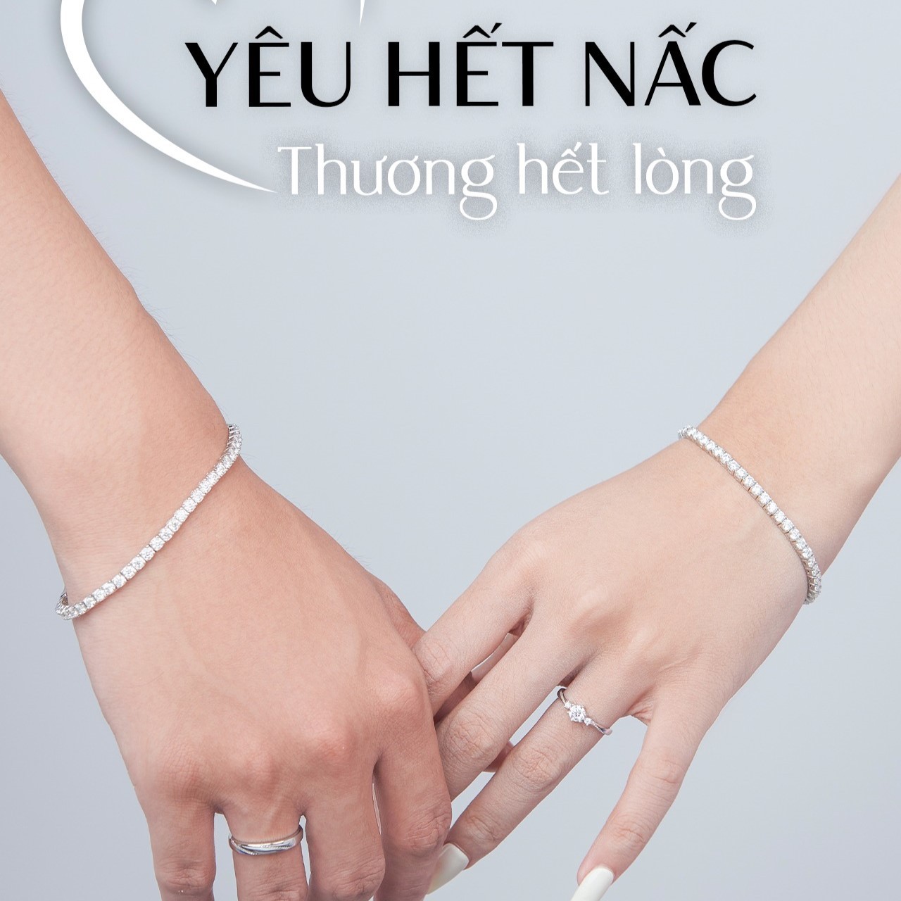 Lắc tay tennis bạc nam nữ đá Moissanite 3 ly bạc xi bạch kim LAVESTA KC109 Vincent