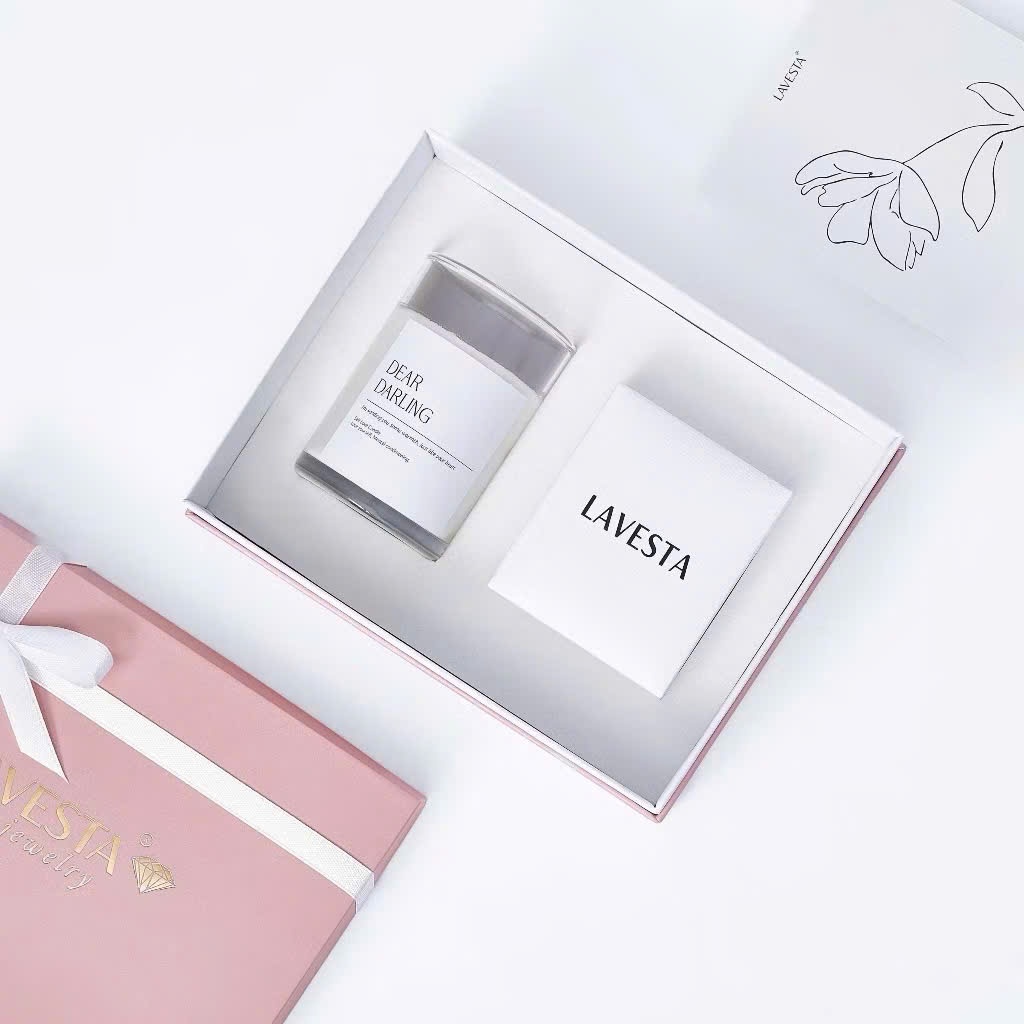Set quà tặng trang sức lắc tay đá Moissanite 5 ly kiểm định GRA LAVESTA KC132 Dear love - Iris