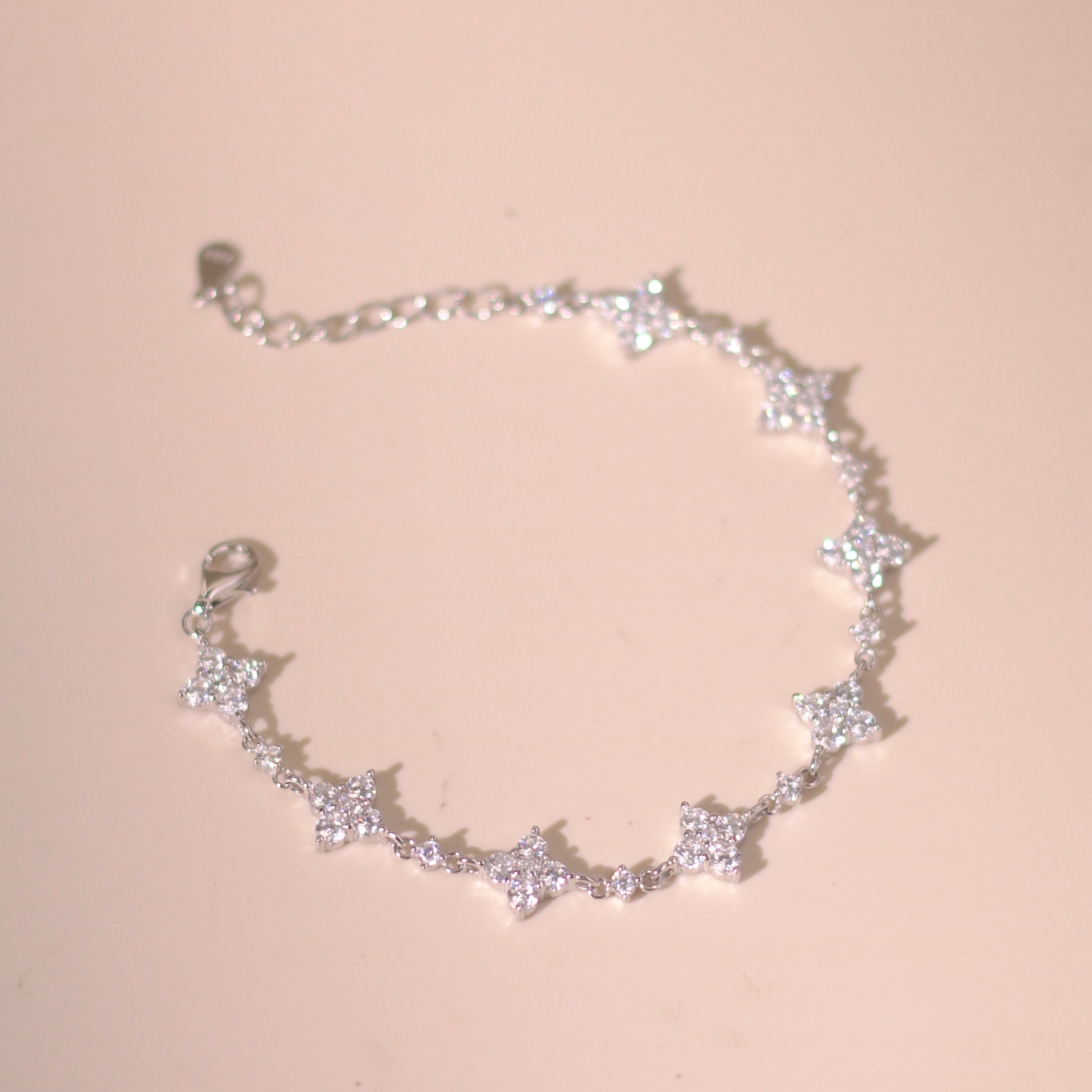 Set quà tặng trang sức lắc tay đá Moissanite 1.2ly LAVESTA KC149 Felicity