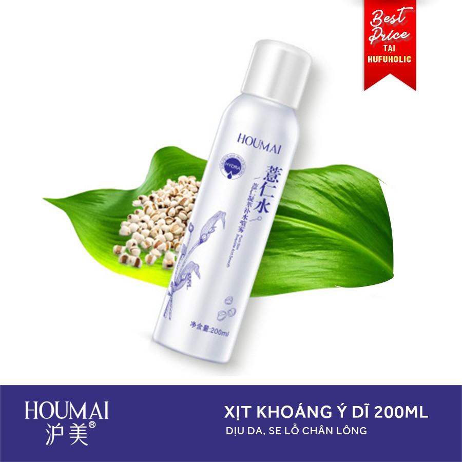 HOUMAI - Xịt khoáng ý dĩ 200ml