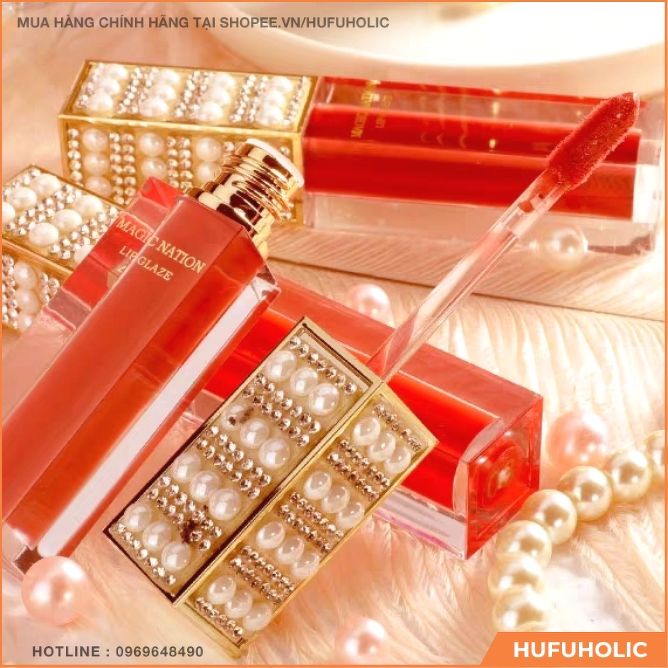 MAGIC NATION - Son kem ngọc trai Star shine magic color lip glaze