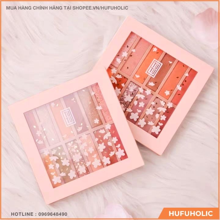 TUTU - Bảng mắt anh đào 12 màu Sakura flowers eyeshadow 5284