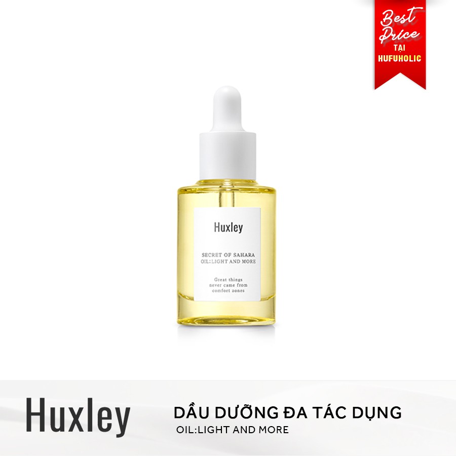 HUXLEY - Dầu dưỡng chống lão hóa Secret of Sahara Oil: Light and More