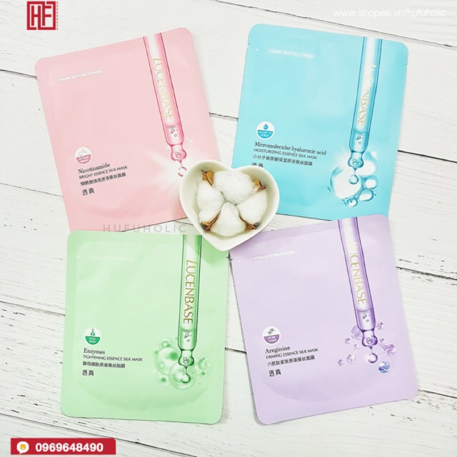 LUCENBASE - Mặt nạ essence lụa