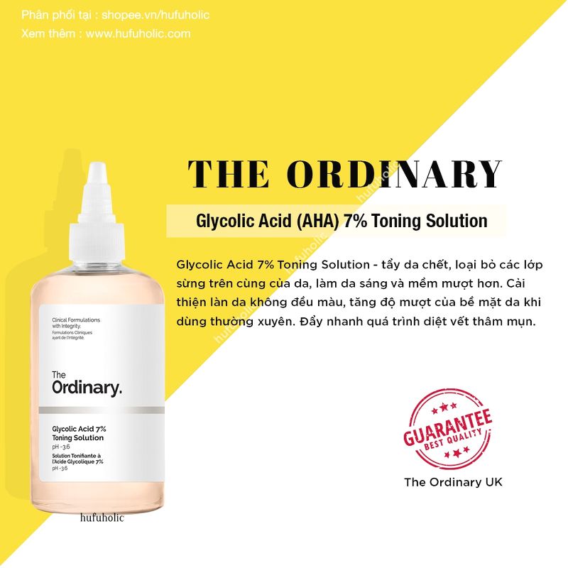 THE ORDINARY - Glycolic Acid 7% Toning Solution