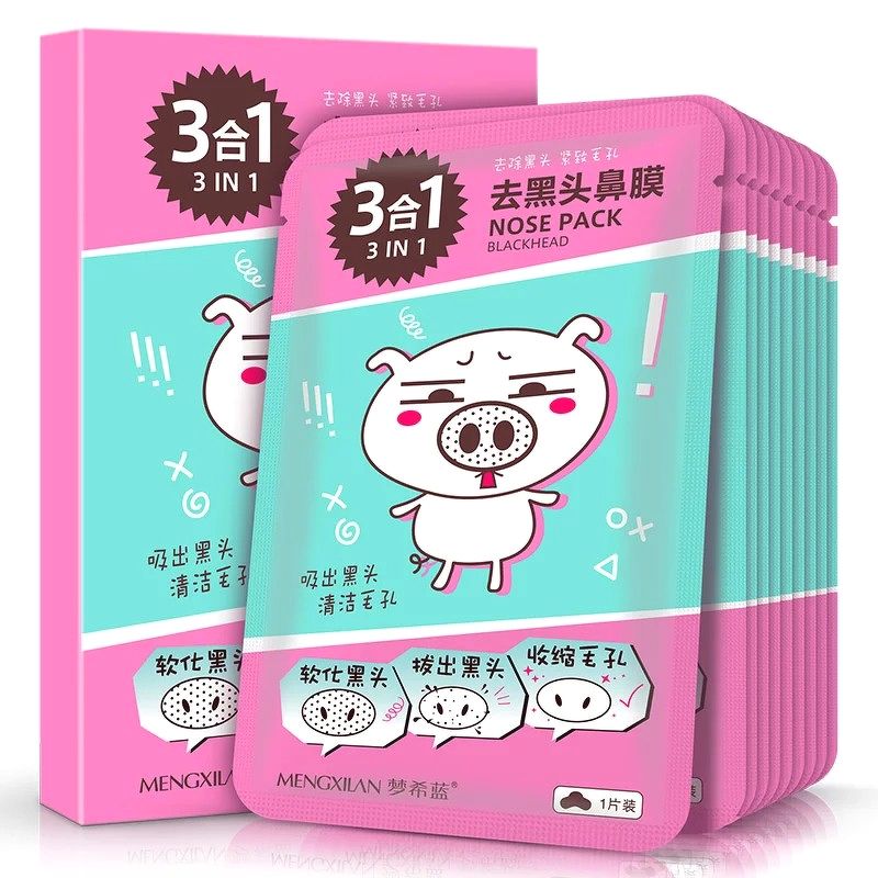MENGXILAN - Lột mụn đầu đen mũi lợn hồng