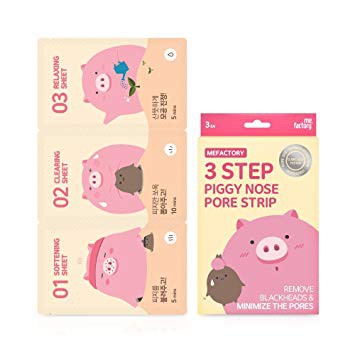 MEFACTORY - Miếng lột mụn mũi 3 Step Piggy Nose Strip