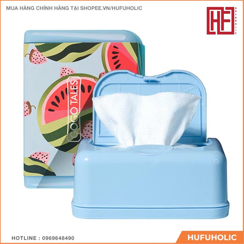GOGO TALES - Giấy tẩy trang rút 100 tờ Dưa hấu GT125