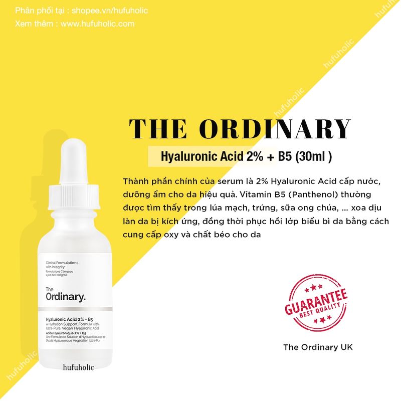 THE ORDINARY - Hyaluronic Acid 2% + B5