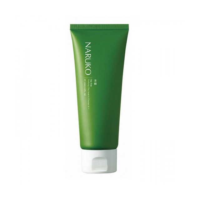 NARUKO (ĐÀI) - Sữa rửa mặt dạng bùn tràm trà Naruko 120g - Tea Tree Purifying Clay Mask & Cleanser In 1 120g