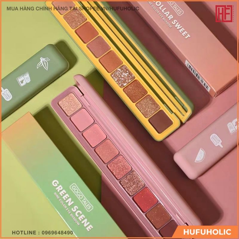 GOGO TALES - Bảng mắt 9 màu Nine Color Eye Shadow GT131