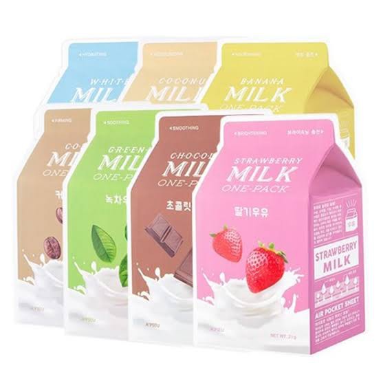 APIEU - Mặt nạ sữa dưỡng da Milk One Pack