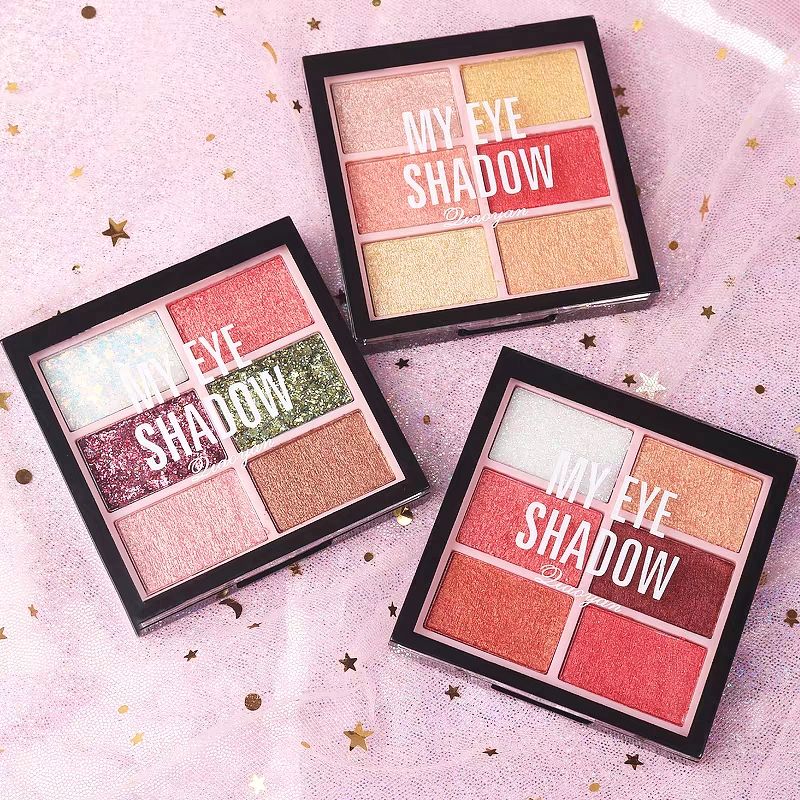 QIAOYAN - Bảng mắt 6 màu My Eye Shadow
