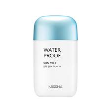 MISSHA - Kem chống nắng Soft finish Velvet finish Water proof - WATER PROOF xanh
