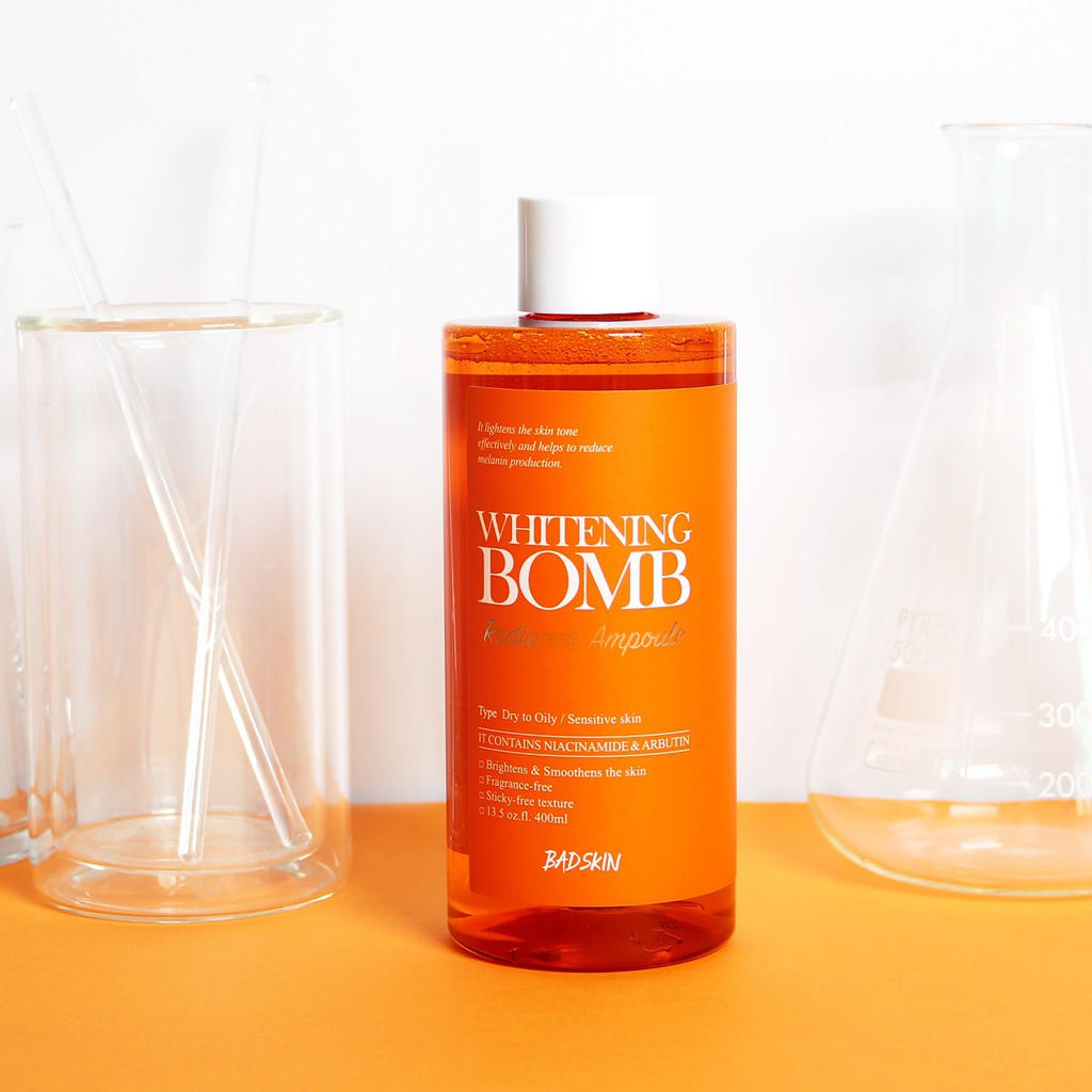 BAD SKIN - Tinh chất dưỡng trắng Whitening Bomb Radiance Ampoule 400ml