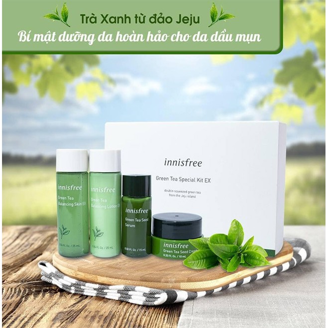 INNISFREE - Bộ 4 sản phẩm Mini dưỡng da Special Kit