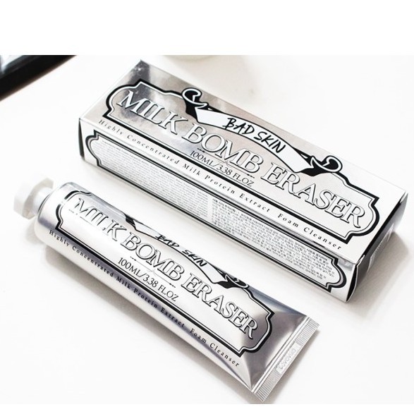 BAD SKIN - Sữa rửa mặt Milk Bomb Eraser