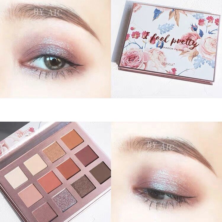 SERSEUL - Bảng mắt 12 màu I Feel Pretty Eyeshadow Palette