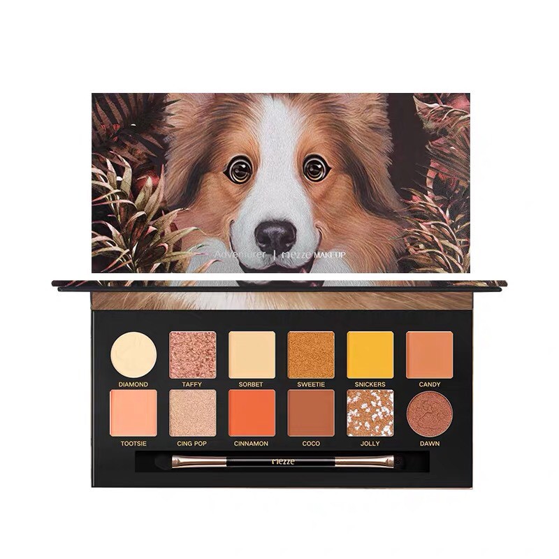 CAI JI - Bảng mắt 12 màu Mezze Makeup - Cún