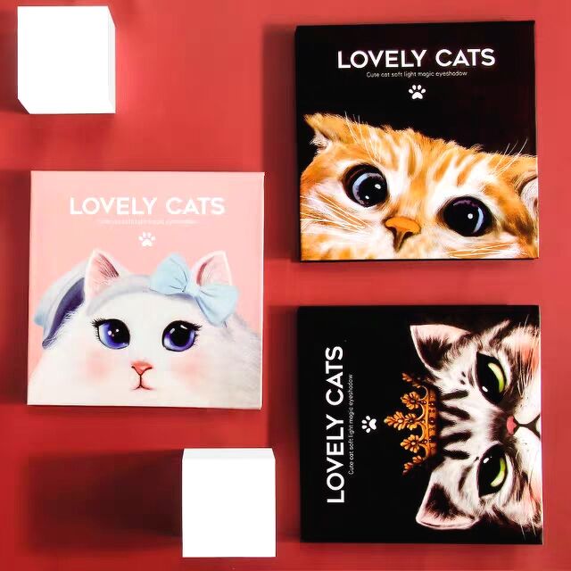 CAI JI - Bảng mắt mèo 16 màu Lovely Cats