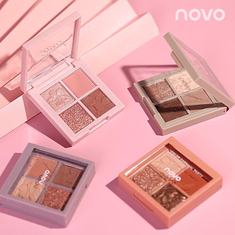 NOVO - Bảng phấn mắt 4 màu Cherry Blossom Eye Shadow Charming Eye Makeup