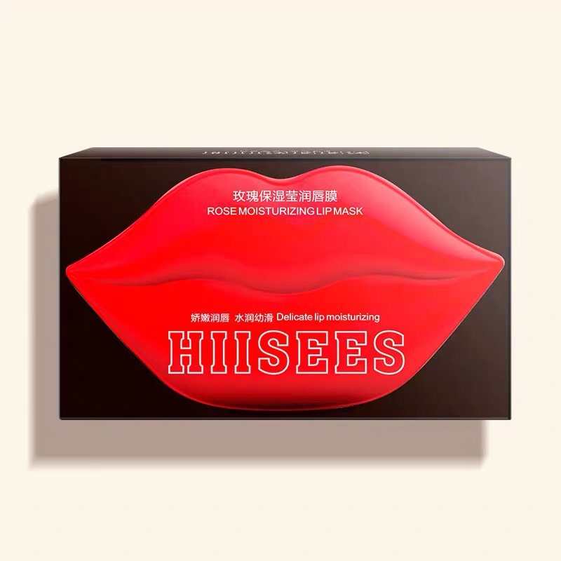 HIISEES - Mặt nạ môi hoa hồng đỏ Rose Moisturizing Lip Mask 60g