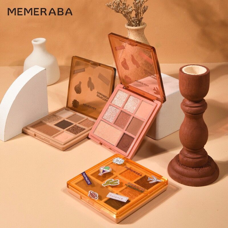 MEMERABA - Bảng phấn mắt 8 màu Nature Delicate Blooms Eyes MB039 12.4g