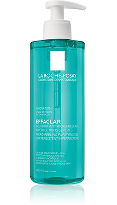 LA ROCHE-POSAY - Gel rửa mặt và tắm giúp làm sạch bã nhờn Effaclar Micro Peeling