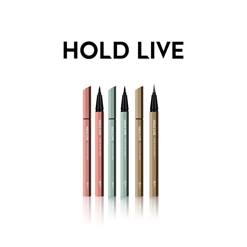 HOLD LIVE - Bút kẻ mắt dạ chống thấm nước Superfine Natural Eyeliner HL390