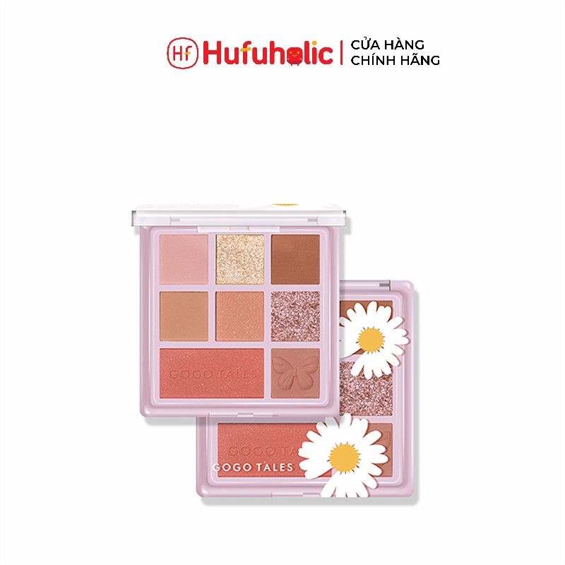 GOGO TALES - Bảng mắt hoa cúc 8 màu Heartbeat Star Yarn Eyeshadow GT181