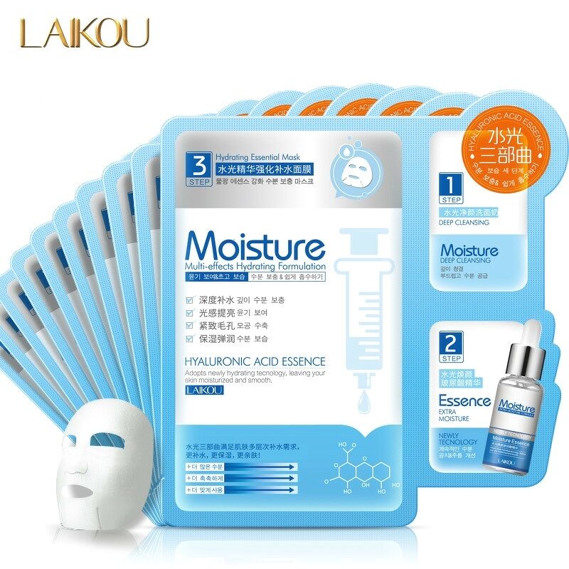 LAIKOU - Mặt nạ 3 bước Moisture Hydrating Essential Mask