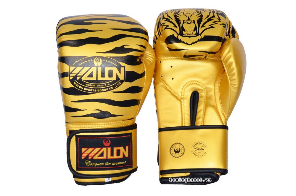 GĂNG TAY BOXING WOLON VẰN GOLD