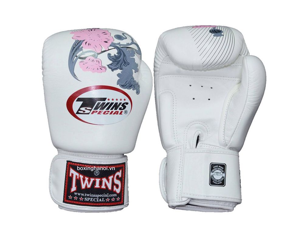 GĂNG TAY BOXING TWINS FLOWER TRẮNG / HỒNG