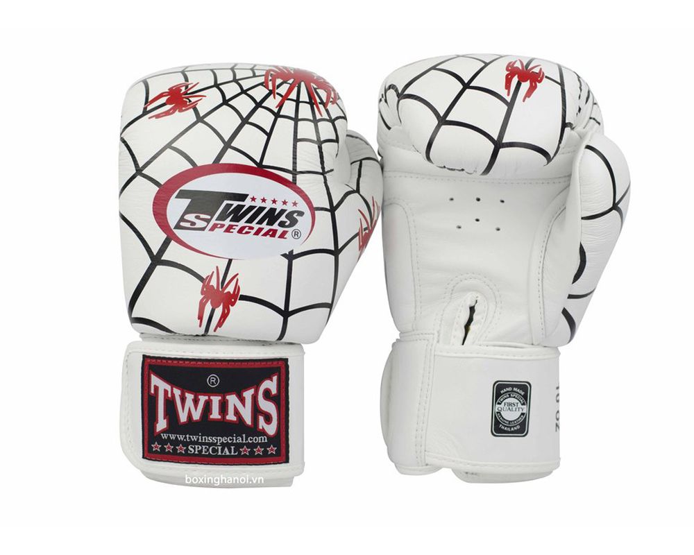 GĂNG TAY BOXING TWINS SPIDER TRẮNG