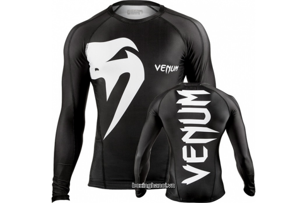 ÁO DÀI TAY VENUM GIANT ĐEN TRẮNG