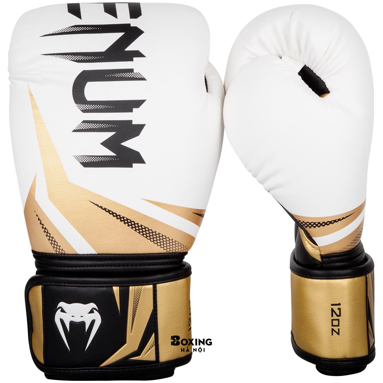 GĂNG TAY BOXING VENUM CHALLENGER 3.0 - TRẮNG / GOLD