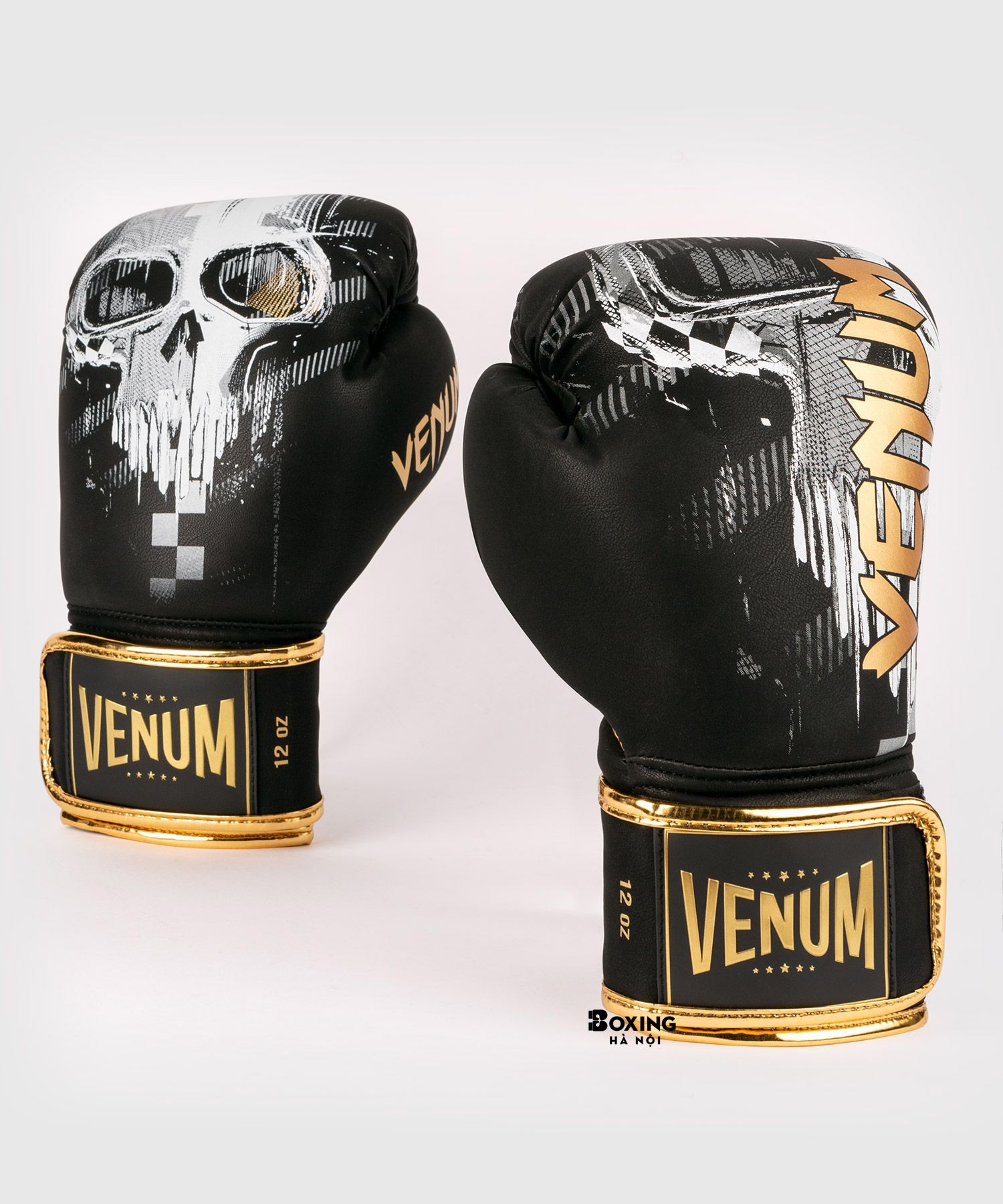 GĂNG TAY BOXING VENUM SKULL - ĐEN